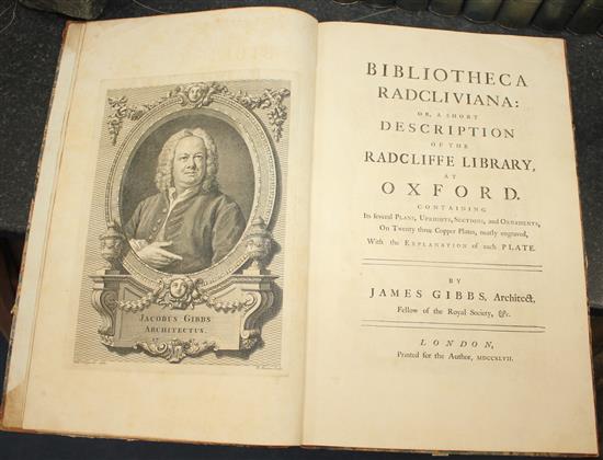 Gibbs, James - Bibliotecha Radcliviana; or a short description of the Radcliffe Library at Oxford,